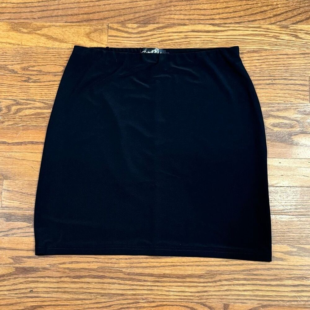 Sympli Black Pull On Pencil Skirt | Black | 8
